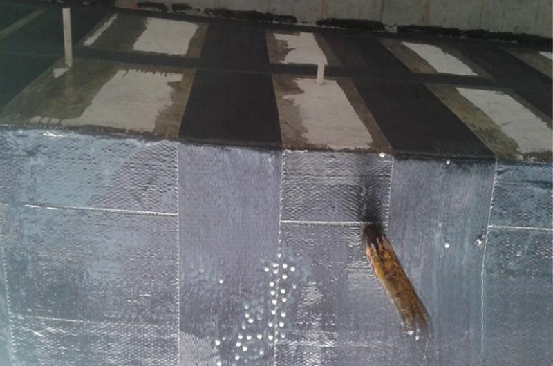 南城楼板使用碳纤维加固